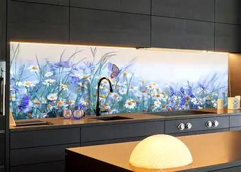 autocolant bucatarie natura mov 2