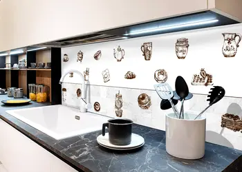 autocolant bucatarie ornamente vintage x1