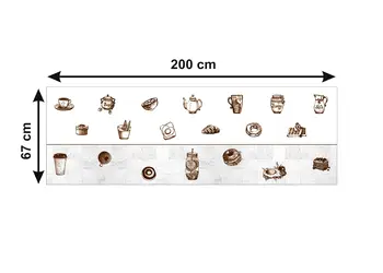 autocolant bucatarie ornamente vintage x1