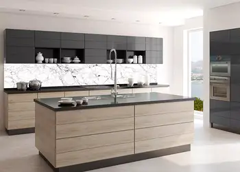 autocolant bucatarie rezistent la apa imitatie marmura gri