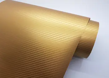 autocolant carbon 3D bej