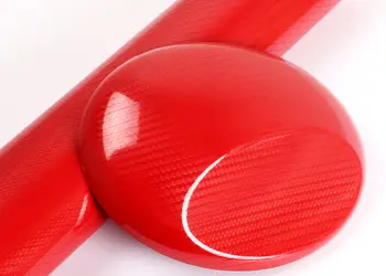 autocolant carbon 5d rosu