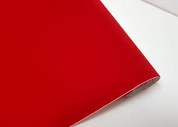 autocolant decorativ catifea rosie