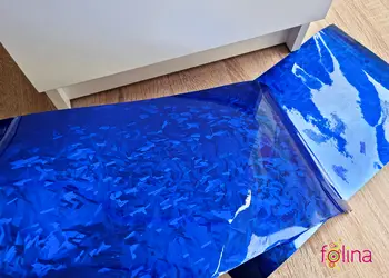 autocolant albastru decorativ