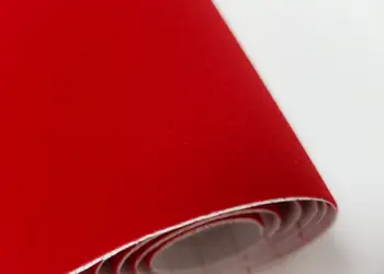 autocolant decorativ catifea rosie