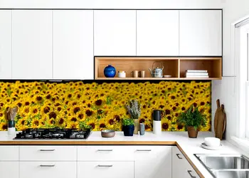 autocolant decorativ floarea soarelui