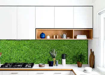 autocolant decorativ iarba verde