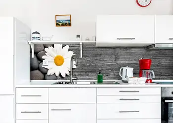 autocolant faianta decorativa margareta folina lemn negru rola s1