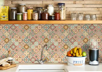 autocolant faianta decorativa sole folina bej rola 67x200cm s0