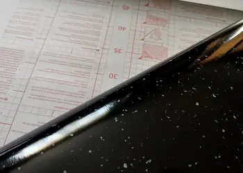 autocolant mobila dcfix granit negru aspect lucios