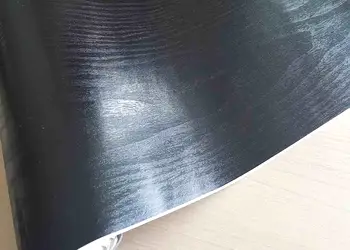 autocolant mobila lemn negru blackwood 90