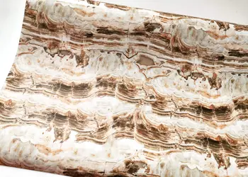 autocolant marmura bej folina aspect lucios 100 cm latime