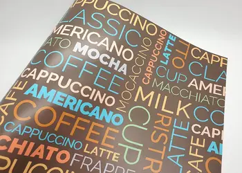 autocolant maro cafea