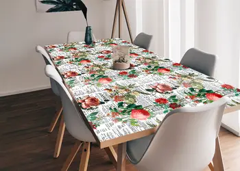 autocolant masa model ziare cu flori v12 2 7949