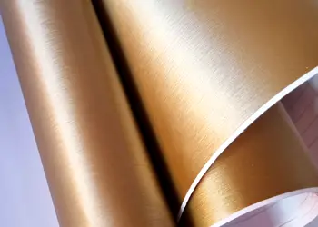 autocolant auriu metalic cu aspect periat