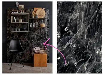 autocolant marmura gri inchis