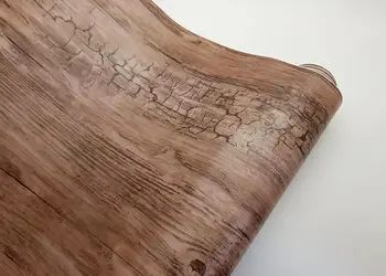 autocolant mobila imitatie lemn vintage