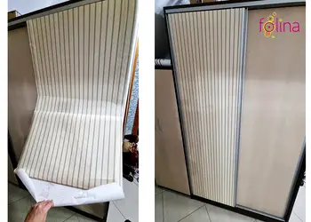 autocolant mobila lemn bej dcfix wooden slats