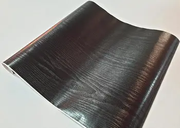 autocolant mobila lemn negru blackwood 90