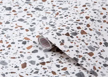 autocolant mobila terrazzo dcfix gri 67 cm latime