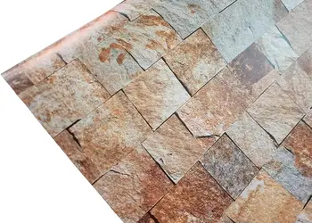 autocolant imitatie piatra bej