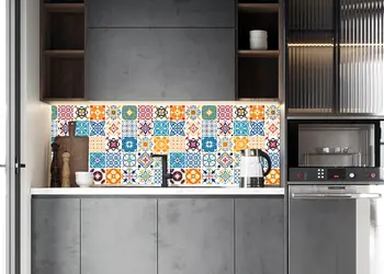 autocolant perete imitatie faianta decorativa drg06