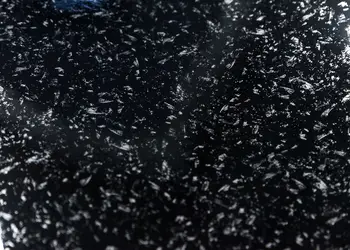 autocolant mobila decorativ folina negru cu insertii argintii