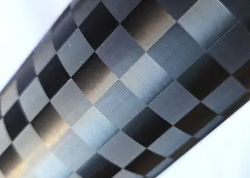 autocolant negru grid carbon