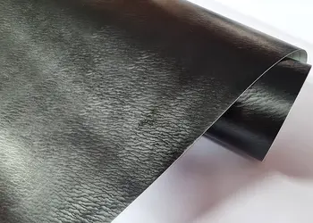 autocolant negru mat cu model embosat folina