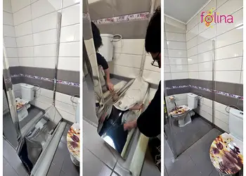 folie cabina dus cu efect de oglinda Aslan SE75