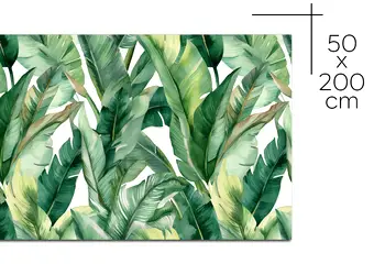 autocolant pentru mobila cu model frunze exotice folina 50 200 cm s00