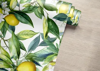 autocolant pentru mobila cu model lamai folina rola 50 200 cm s00