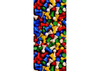 autocolant usa pioni colorati