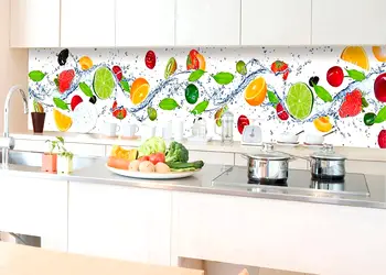 autocolant perete backsplash fructe