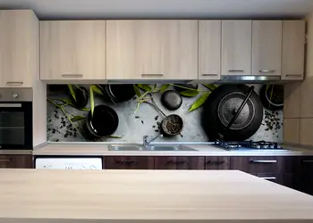 autocolant perete bucatarie model ceainice