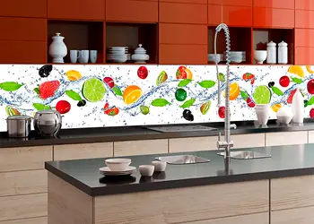 autocolant perete backsplash fructe