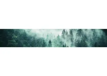 autocolant perete bucatarie dimex foggy forest rezitent la apa si caldura