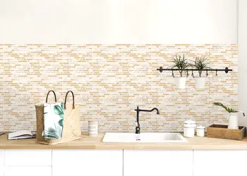 autocolant perete imitatie faianta bej folina nalea rola 67x200cm afp16 s00