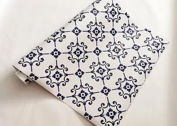 autocolant perete model albastru