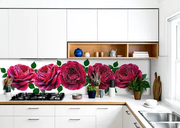 autocolant perete trandafiri 1