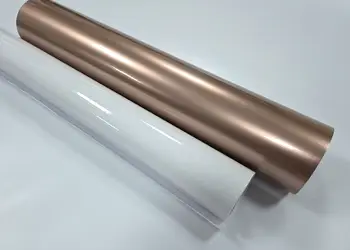 autocolant rose gold metalic 30 cm