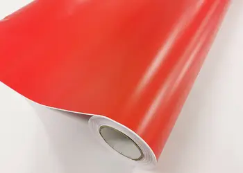 autocolant rosu mat folina rola de 75 100 cm