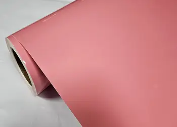 autocolant roz pudrat cu aspect lucios folina