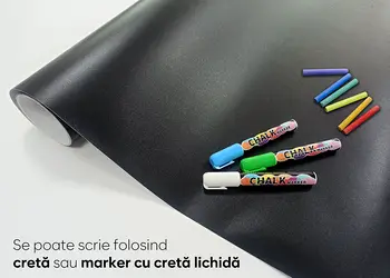 stickere alfabet si autocolant tabla de scris pentru decor gradinita