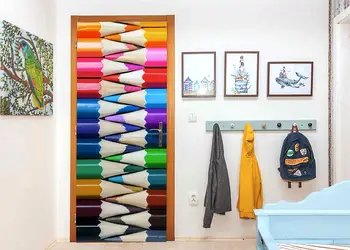 autocolant usa camera copii model colorat