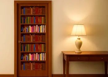 autocolant usa model biblioteca