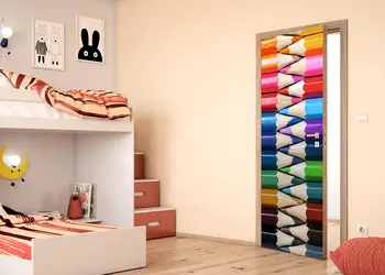 autocolant usa camera copii model colorat