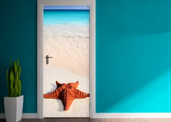 autocolant usa stea de mare folina 92 205 cm