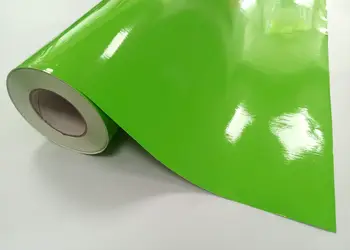 autocolant verde deschis lucios kointec apple green 100 cm latime 3401 s0