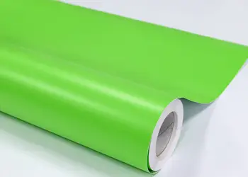 autocolant verde deschis mat 120 cm latime